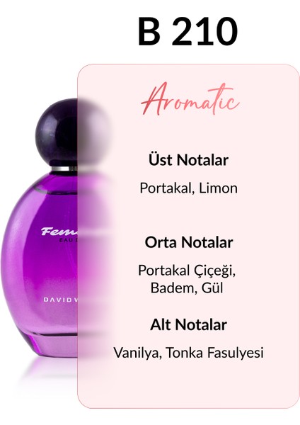 B210 Bernica 100 ml Kadın Parfüm | Aromatic fiyatları