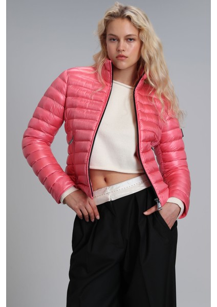 Mary Kaz Tüyü Kadın Mont Siyah