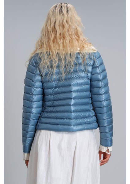 Mary Kaz Tüyü Kadın Mont Siyah