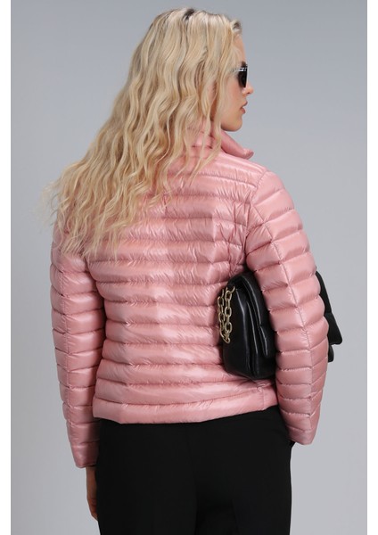 Mary Kaz Tüyü Kadın Mont Siyah