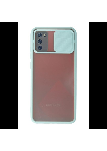 Samsung Galaxy A03S Kılıf Palm Buzlu Kamera Sürgülü Silikon