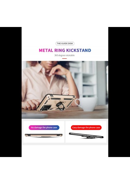 Samsung Galaxy A03S Kılıf Sofya Yüzüklü Silikon Kapak