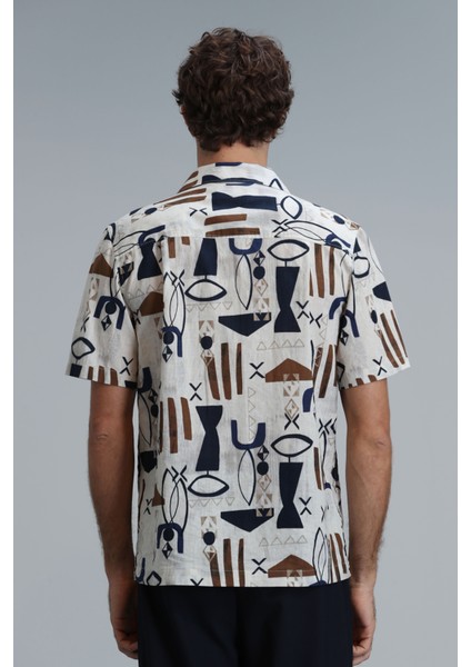 Kardem Erkek Basic Gömlek Comfort Slim Fit Bej