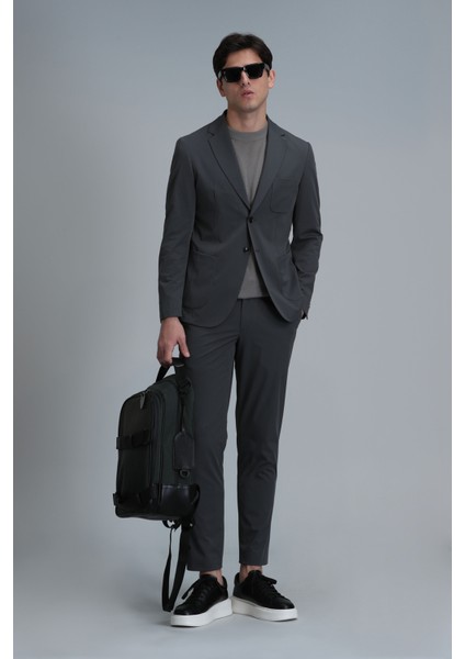 Mex Spor Erkek Blazer Ceket Slim Fit Siyah