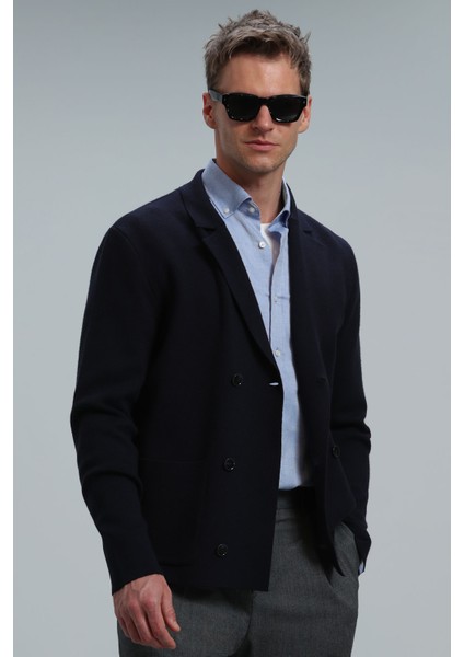 Elegant Erkek Hirka Lacivert