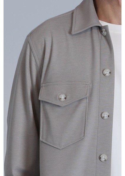 Cameron Erkek Basic Gömlek Slim Fit Bej