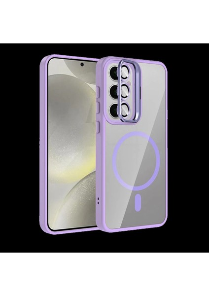 Samsung Galaxy S24 Fe Remim Lensli Magsafe Standlı Kapak