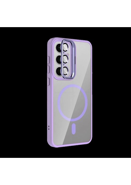 Samsung Galaxy S24 Fe Remim Lensli Magsafe Standlı Kapak modelleri