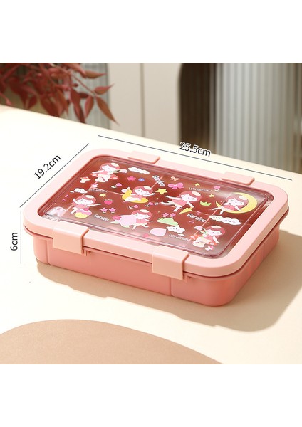 Sevimli Karikatür Mikrodalgada Kullanılabilir Öğrenci Beslenme Çantası (Yurt Dışından)