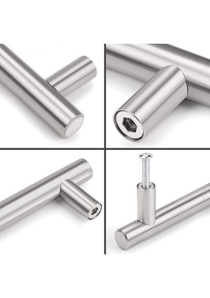 Keijo INOX 160mm Paslanmaz Kulp (mobilya, dolap kulbu, kulp modeli)