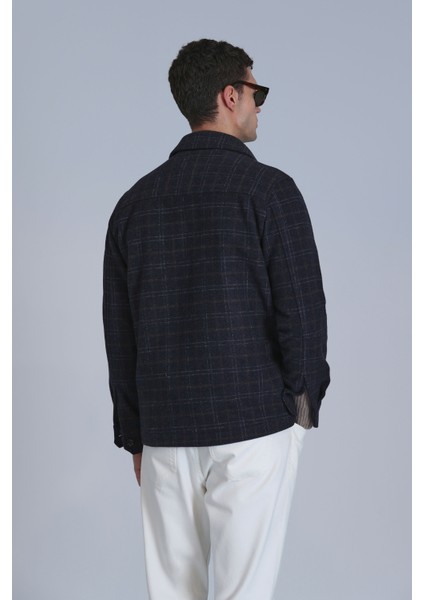 Focus Erkek Basic Gömlek Slim Fit Antrasit