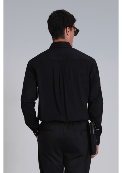 Jakob Erkek Basic Gömlek Slim Fit Beyaz
