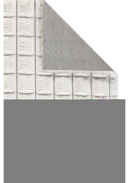 Diamante 7002 Krem - Yumuşak Peluş Halı | Kaymaz Yıkanabilir Halı modelleri