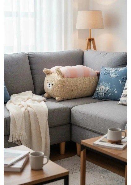 Sushi Serisi Pirinç Topu Peluş Oyuncak (35cm) - Shiba