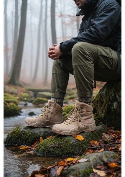 Ranger Tactical Askeri Fermuarlı ve Bağcıklı Postal Çöl Botu modelleri