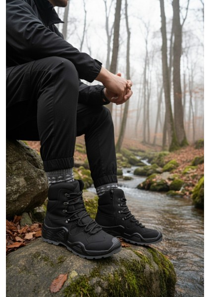 Ranger Tactical Askeri Fermuarlı ve Bağcıklı Postal Çöl Botu