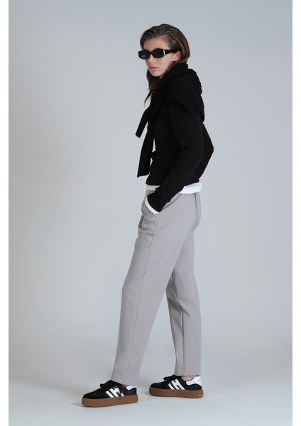 Amber Örme Kadın Eşofman Siyah