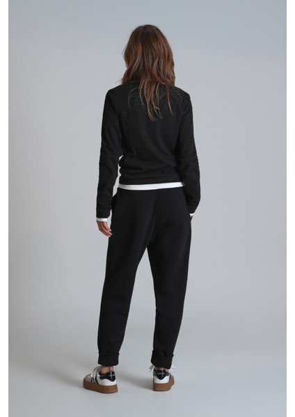 Nıce Örme Kadın Eşofman Siyah