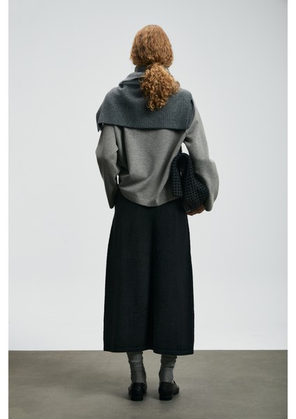 Alına Kadın Etek Siyah