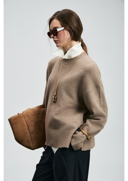 Pamela Kadın Kazak Antrasit