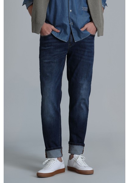 Anatol Smart Jean Erkek Pantolon Regular Fit Mavi