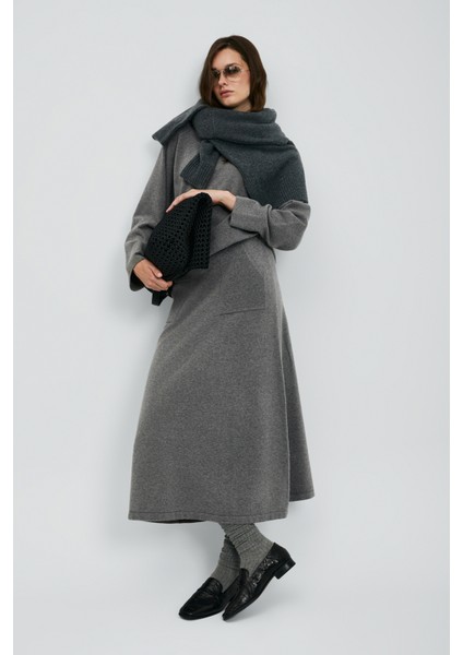 Alına Kadın Etek Siyah