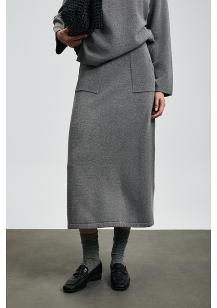 Alına Kadın Etek Siyah