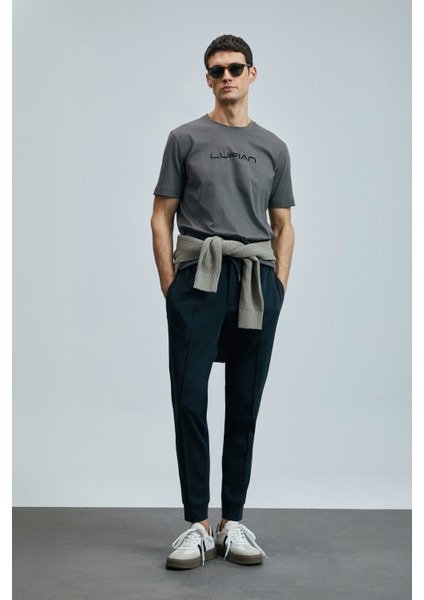 Fusıon Modern Grafik T- Shirt Siyah