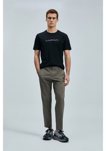 Fusıon Modern Grafik T- Shirt Siyah