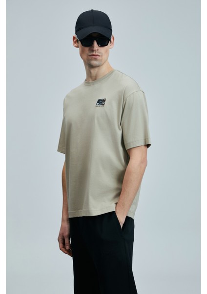 111020248 Mask Modern Grafik T- Shirt Erkek Tişort