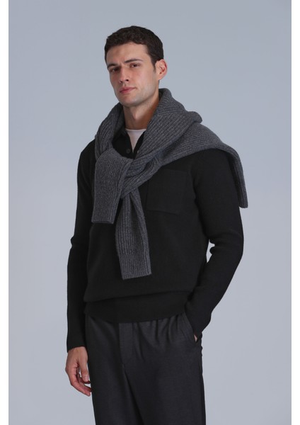 Rıver Erkek Kazak Siyah