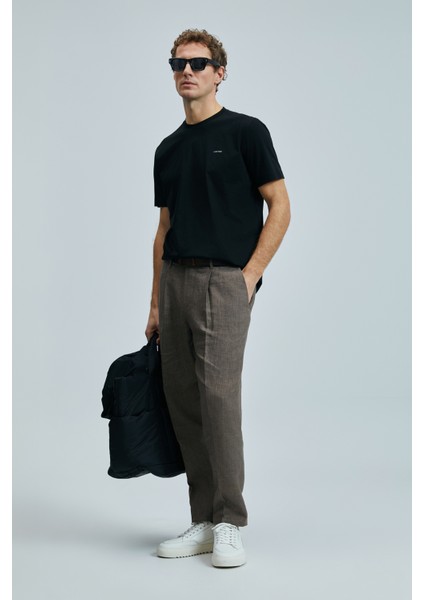 Bran Modern Grafik T- Shirt Siyah