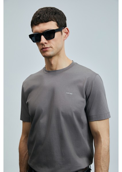 Bran Modern Grafik T- Shirt Siyah