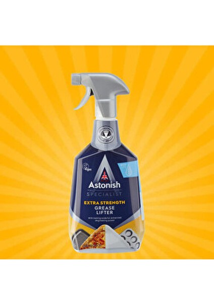 Vegan Ultra Yağ Sökücü Sprey Ekolojik Temizlik Gücü 750 ml Hızlı Etki