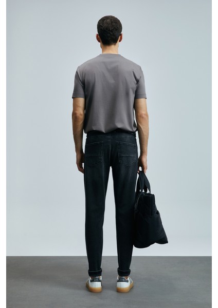 Bran Modern Grafik T- Shirt Siyah