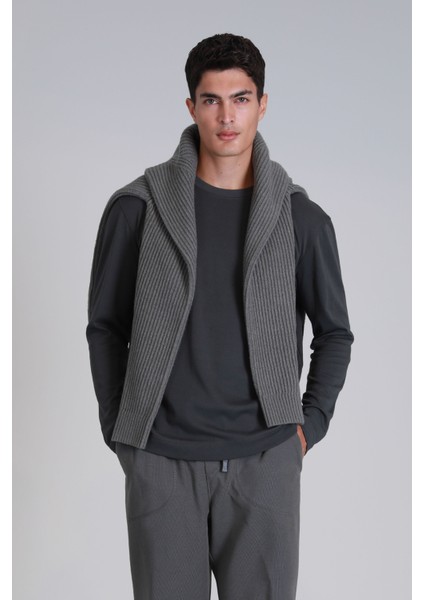 Patrıce Erkek Uzun Kol Tişört Siyah