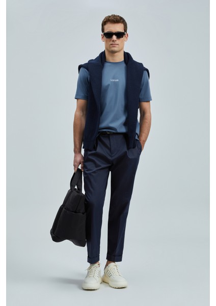 Marcus Modern Grafik T- Shirt Siyah