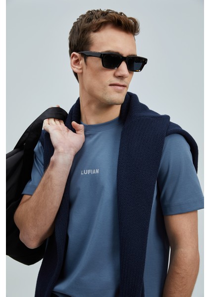 Marcus Modern Grafik T- Shirt Siyah