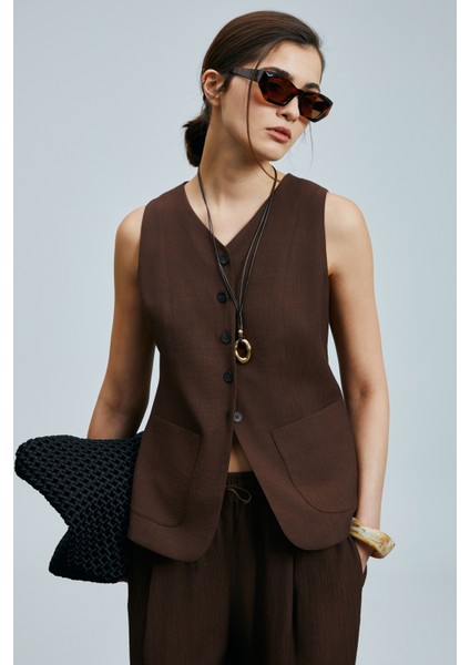 Ruma Kadın Yelek Siyah