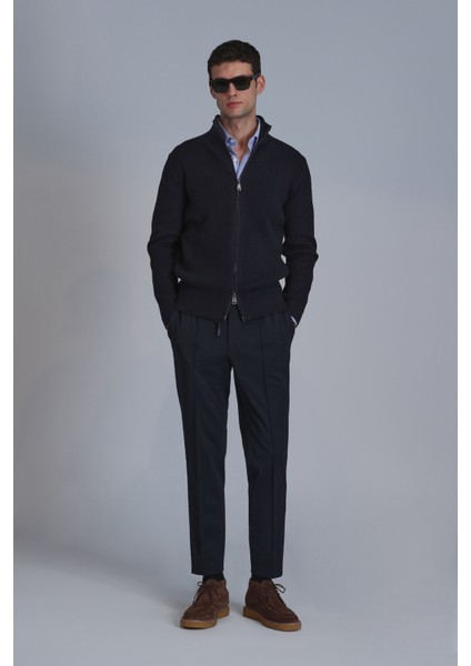 Antoni Spor Erkek Chino Pantolon Slim Fit Lacivert