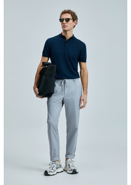 Glen Smart Erkek Chino Pantolon Slim Fit Siyah