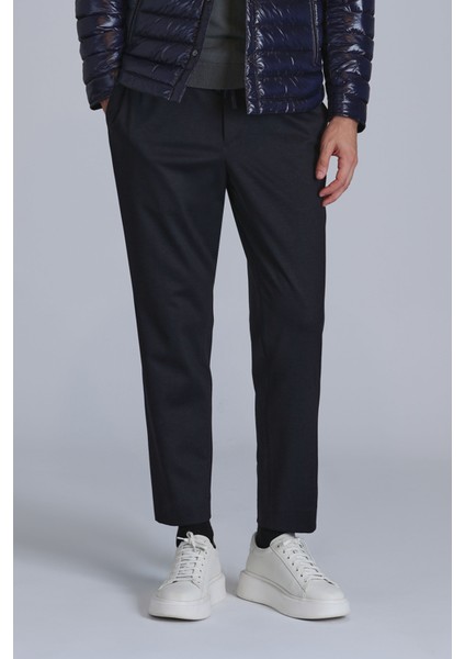 Clos Spor Erkek Chino Pantolon Slim Fit Lacivert