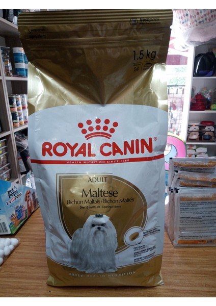 Yetişkin ve Yaşlı Maltlese Irkı Köpek Kuru Mama Kümes Hayvanlı 1.5 kg