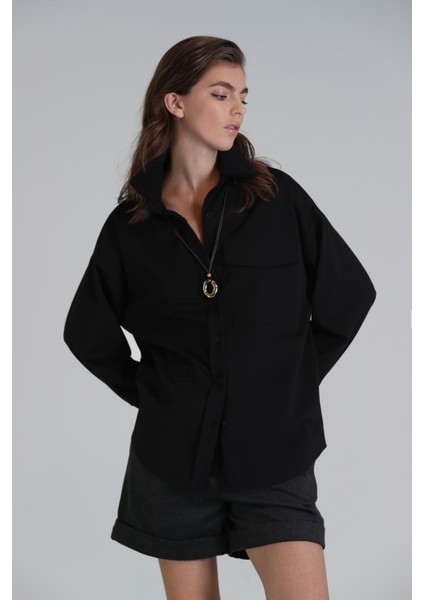 Rocco Kadın Gömlek Siyah