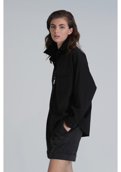 Rocco Kadın Gömlek Siyah