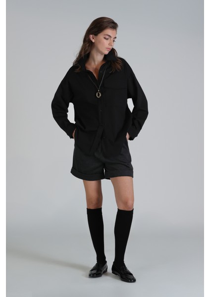 Rocco Kadın Gömlek Siyah