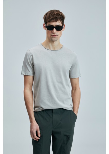 Junya Slim Fit Erkek T-Shirt Bej (111020259)