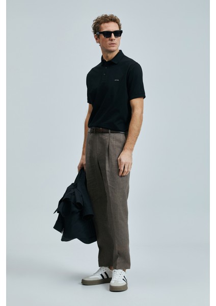 Luna Smart Erkek Polo Tişört Siyah