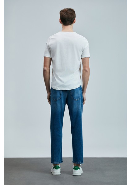 Junya Slim Fit Erkek T-Shirt Kırık Beyaz (111020259)