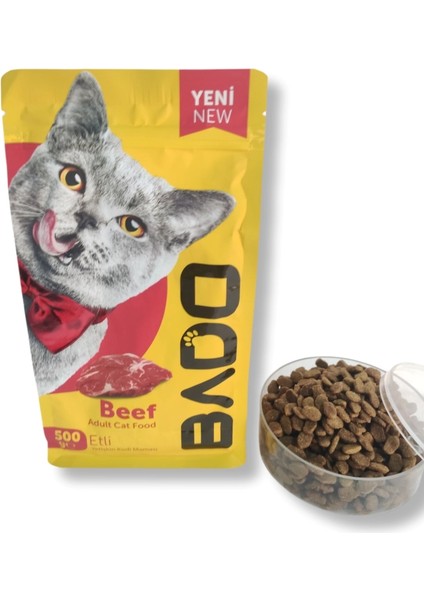 Kedi Maması Etli 500GR